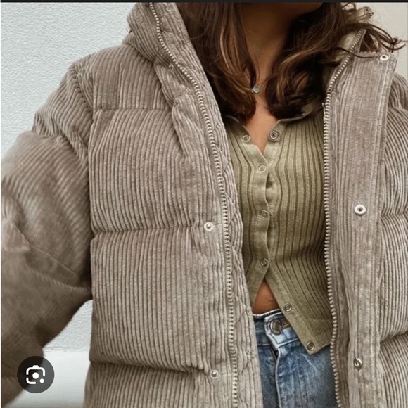 ARITZIA SUPERPUFF CORDUROY CUSHCORD SHORTY JACKET - Picture 14 of 16